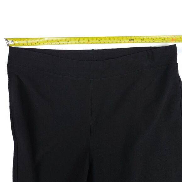 NEW Eileen Fisher System Washable Stretch Crepe Ankle Pant Black Quiet Luxury - Picture 3 of 7